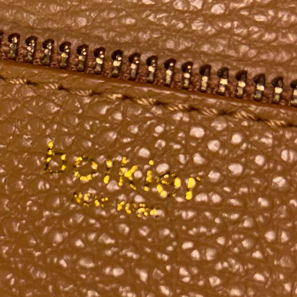 Botkier Soho Leather Tote Bag in Gold Platinum Shoulder Purse - Picture 11 of 12